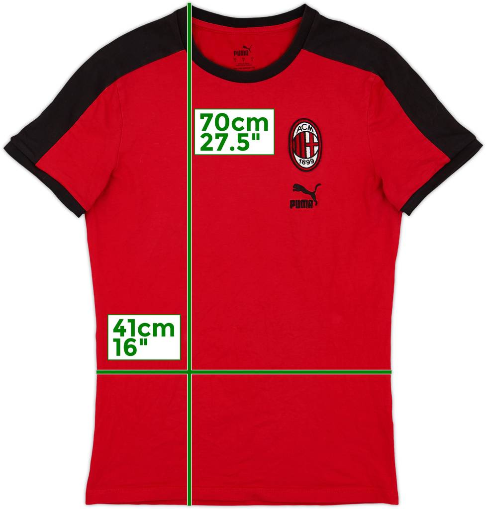 2022-23 AC Milan Puma Cotton Tee - 10/10 - (S)
