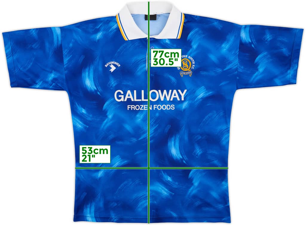 1990-94 Queen of the South Home Shirt - 9/10 - (L)