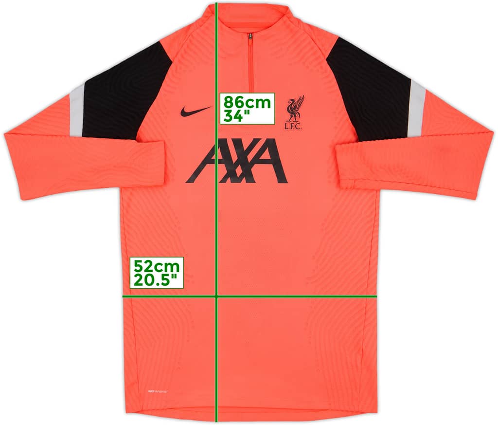 2020-21 Liverpool Nike Vaporknit 1/4 Zip Training Top - 7/10 - (L)