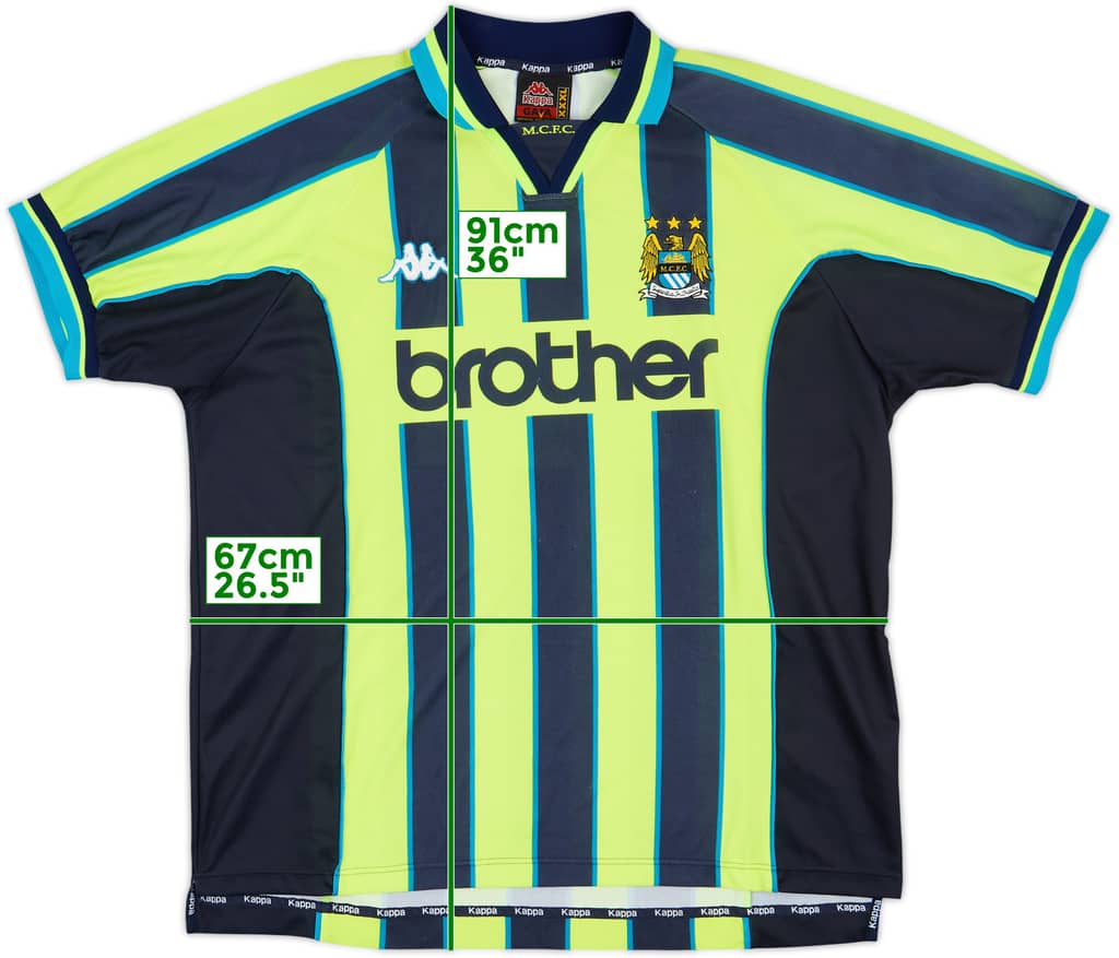 1998-99 Manchester City Away Shirt - 9/10 - (3XL)