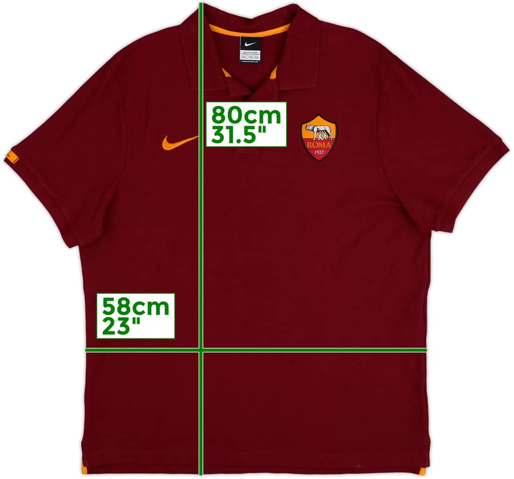 2015-16 Roma Nike Polo Shirt - 9/10 - (XXL)