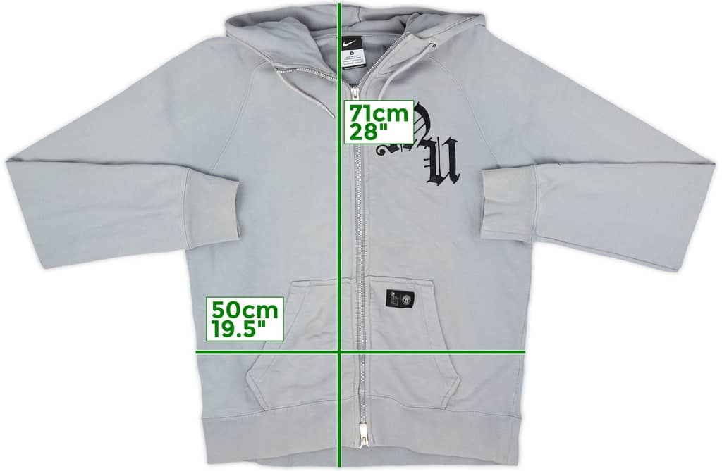 2012-13 Manchester United Nike Hooded Top - 7/10 - (S)