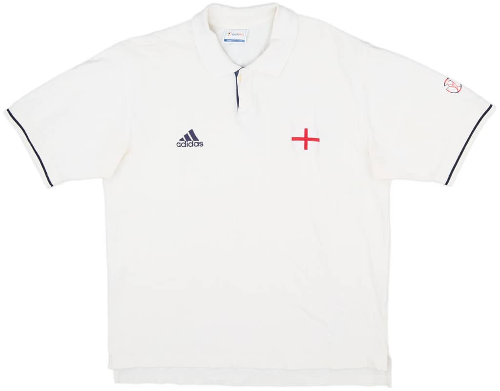 2002 England adidas World Cup Polo Shirt - 8/10 - (L)