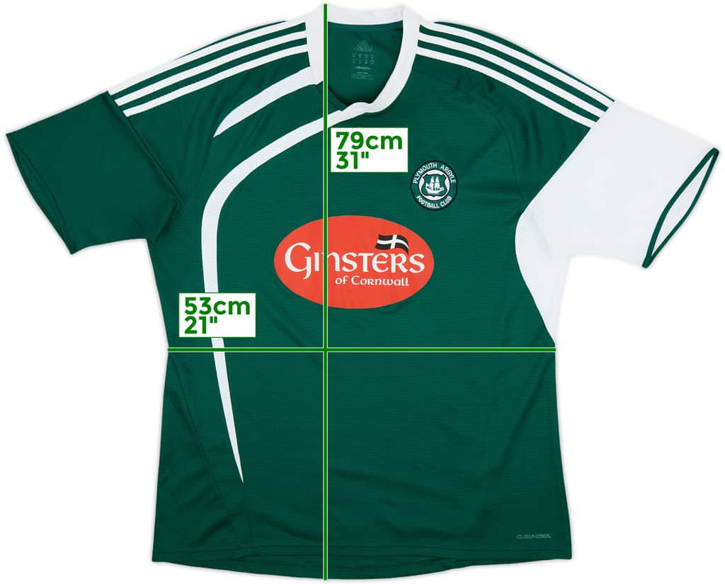 2009-10 Plymouth Home Shirt - 8/10 - (XL)