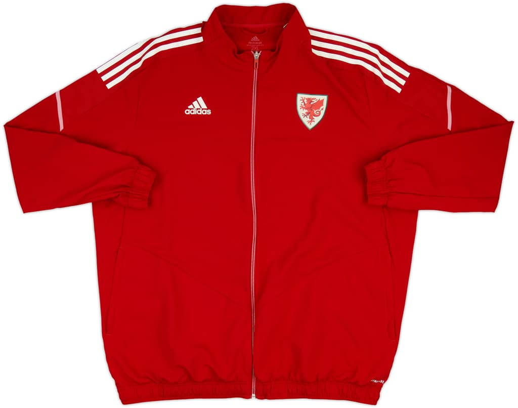 2021-22 Wales adidas Track Jacket - 8/10 - (XXL)