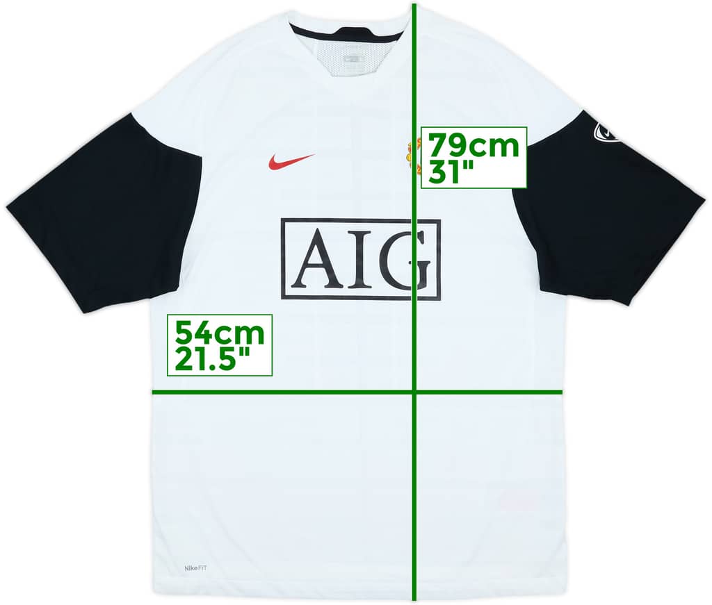 2009-10 Manchester United Nike Training Shirt - 9/10 - (L)
