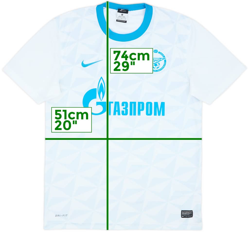 2011-12 Zenit St. Petersburg Basic Away Shirt - 6/10 - (M)