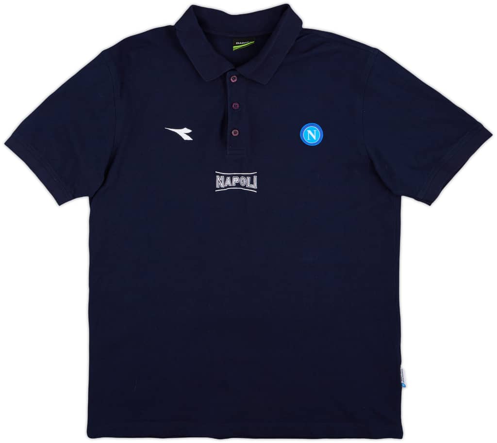 2006-07 Napoli Diadora Polo Shirt - 8/10 - (L)