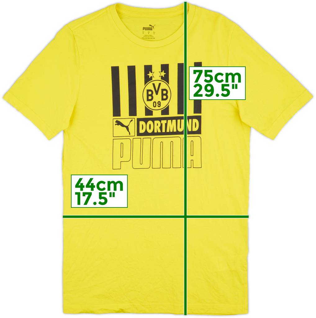 2022-23 Borussia Dortmund Puma Cotton Tee - 9/10 - (S)