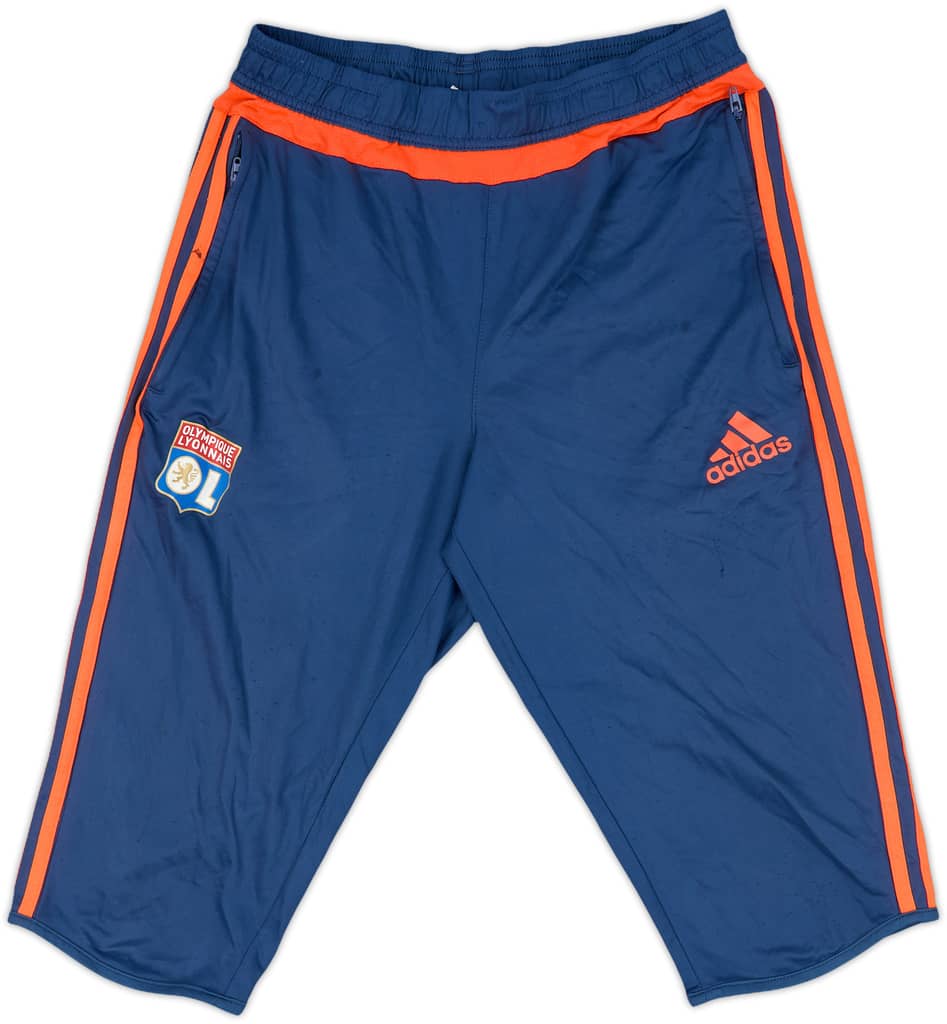 2015-16 Lyon adidas 3/4 Track Pants/Bottoms - 4/10 - (S)