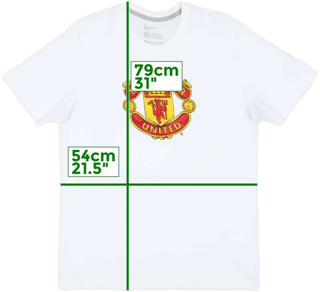 2011-12 Manchester United Nike Cotton Tee - 5/10 - (L)