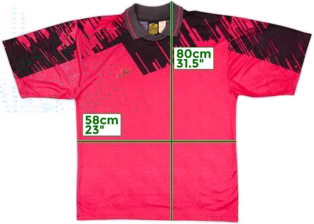 1993-94 Nike Template Shirt (Dortmund) - 5/10 - (L)