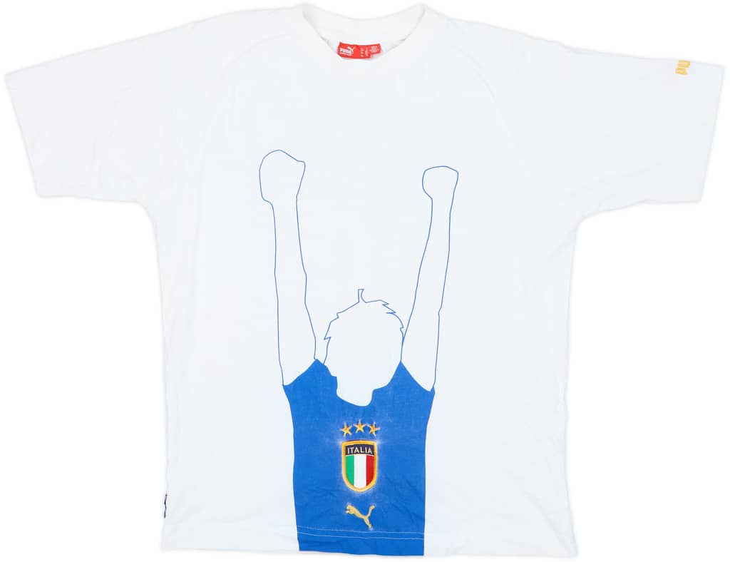 2004 Italy Puma Graphic Tee - 9/10 - (M)