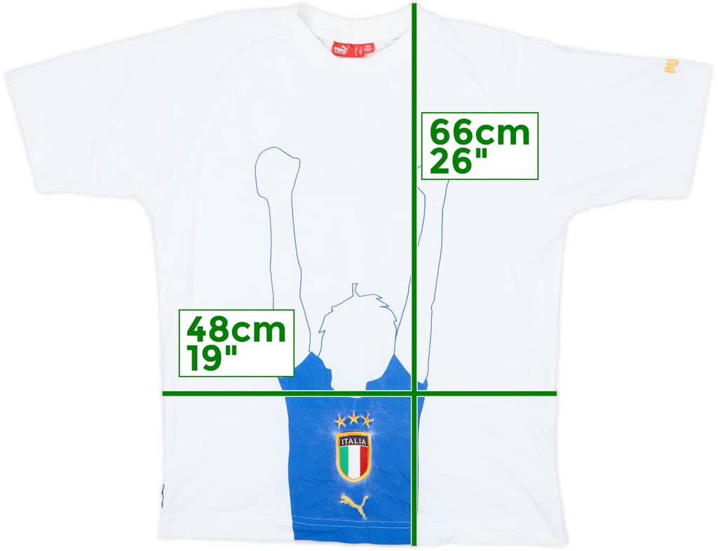 2004 Italy Puma Graphic Tee - 9/10 - (M)