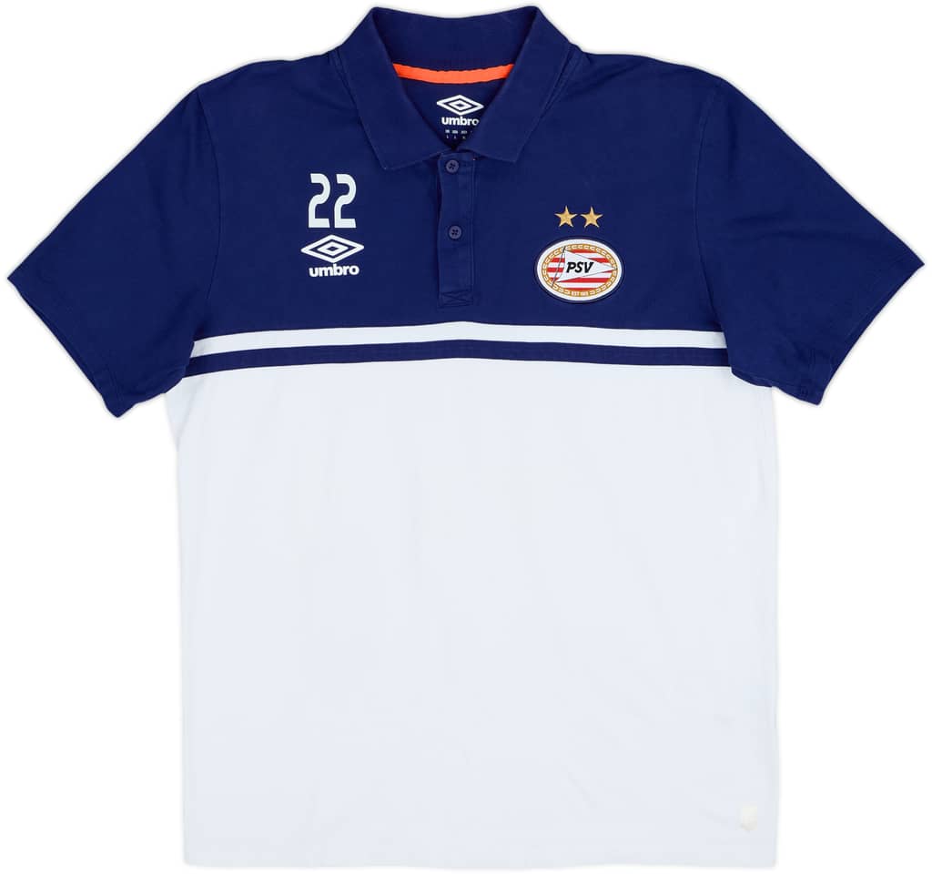 2017-18 PSV Player Issue Umbro Polo Shirt #22 - 10/10 - (L)