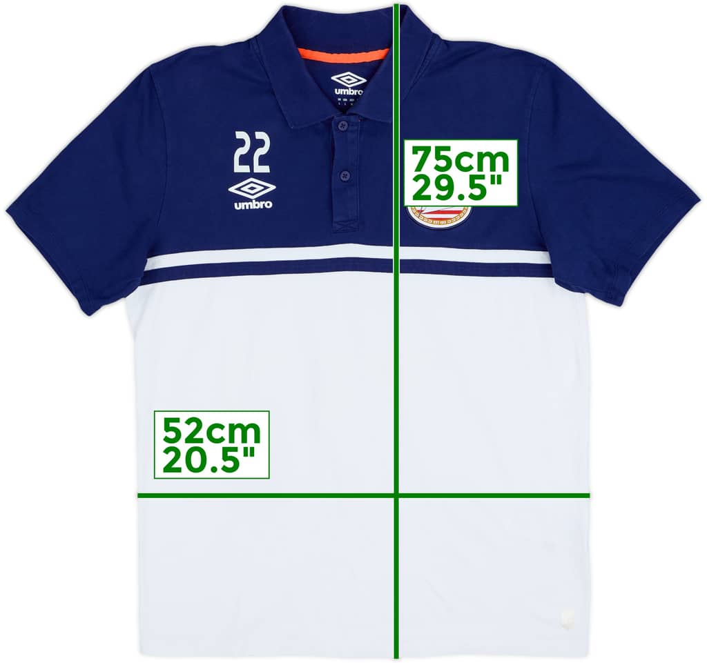 2017-18 PSV Player Issue Umbro Polo Shirt #22 - 10/10 - (L)