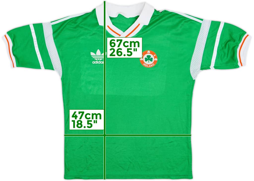 1988-90 Ireland Home Shirt - 8/10 - (S)