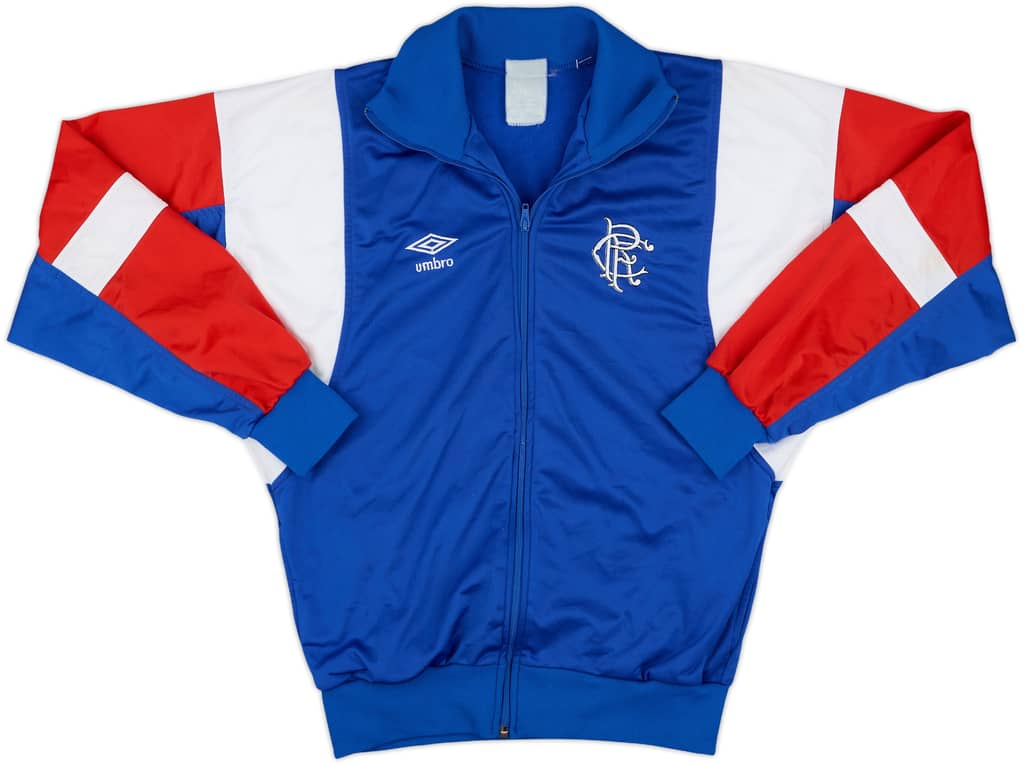 1987-90 Rangers Umbro Track Jacket - 8/10 - (S)