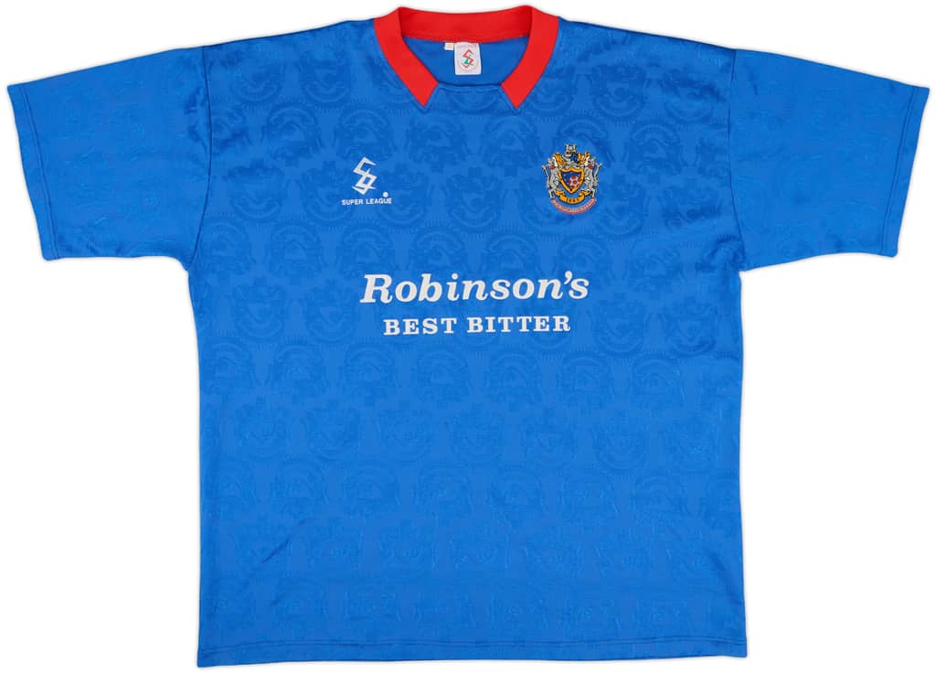 1994-95 Stockport County Home Shirt - 9/10 - (XL)