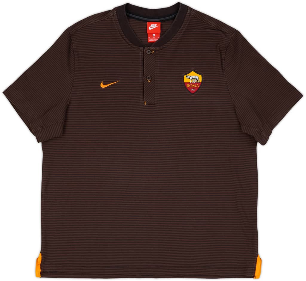 2017-18 Roma Nike Polo Shirt - 8/10 - (XL)