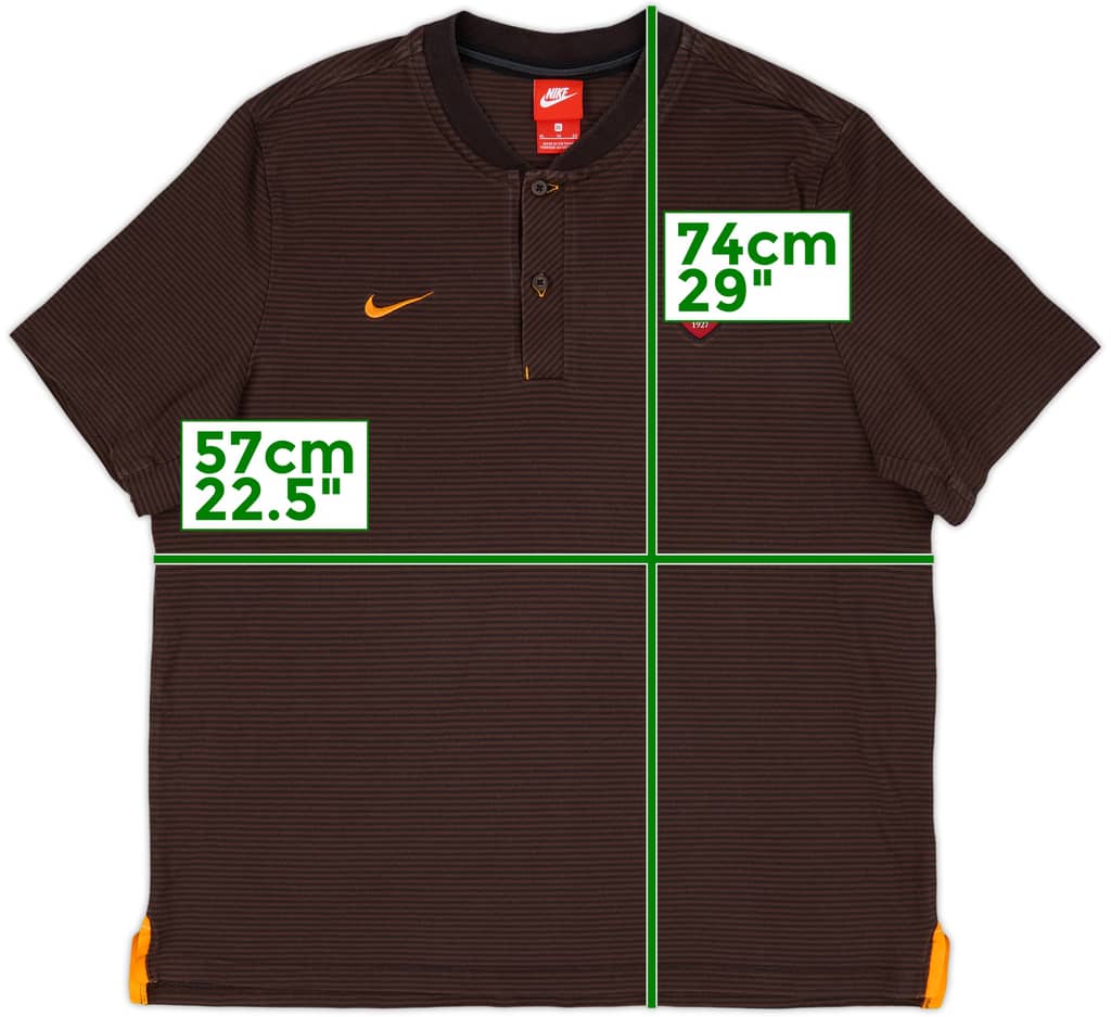 2017-18 Roma Nike Polo Shirt - 8/10 - (XL)