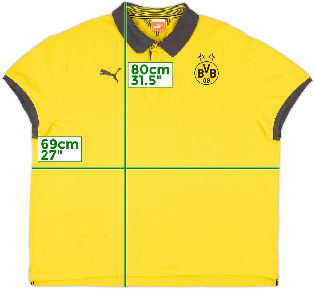 2014-15 Borussia Dortmund Puma Polo Shirt - 5/10 - (3XL)