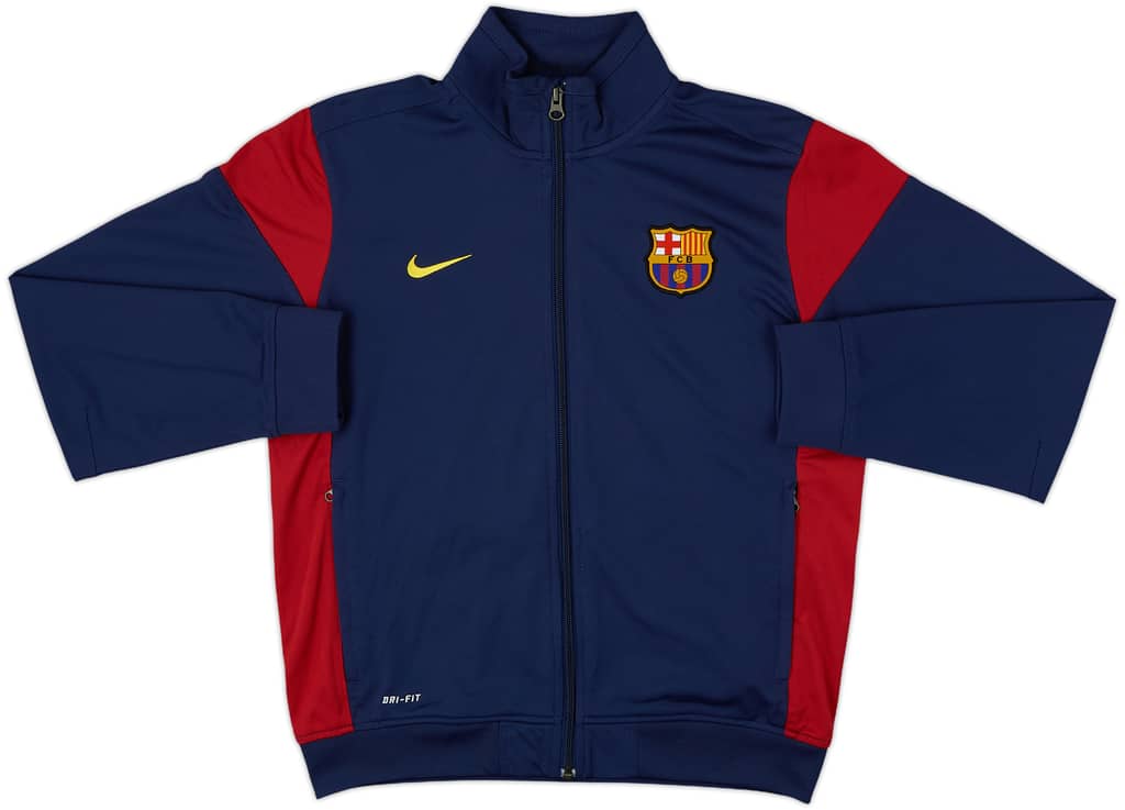 2013-14 Barcelona Nike Track Jacket - 8/10 - (L.Boys)