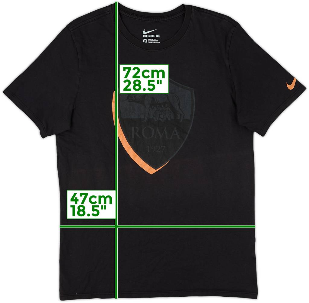 2015-16 Roma Nike Cotton Tee - 6/10 - (M)