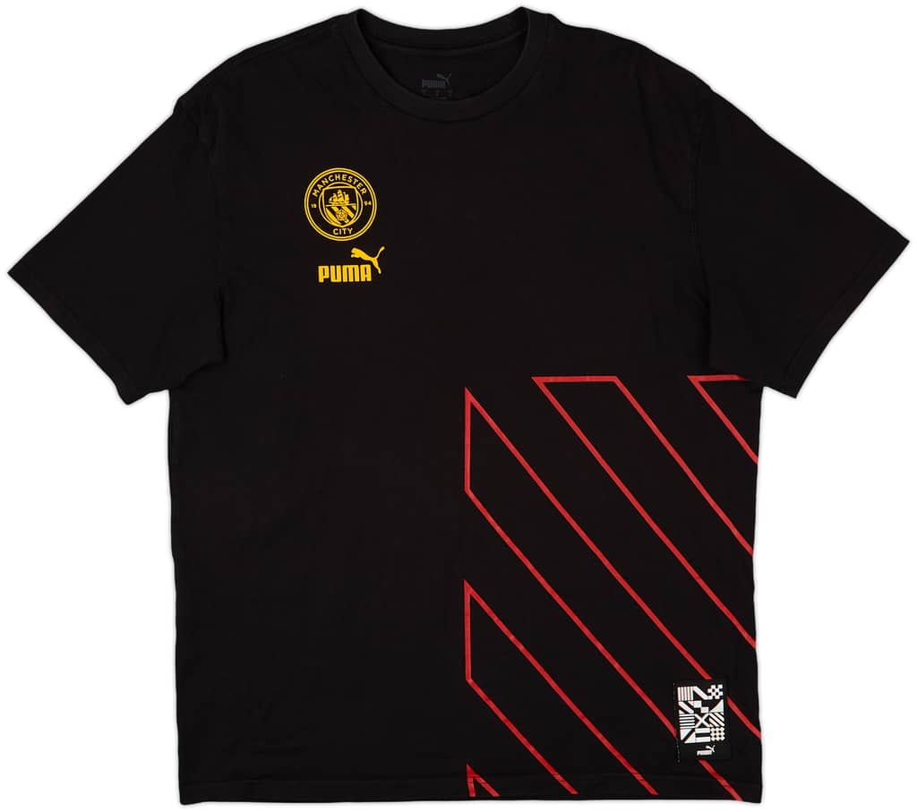 2022-23 Manchester City Puma Cotton Tee - 9/10 - (L)