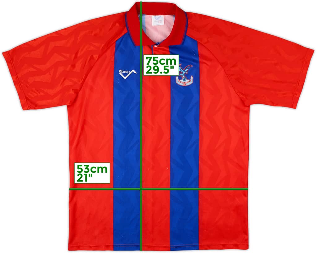 1993-94 Crystal Palace Home Shirt - 8/10 - (XXL)