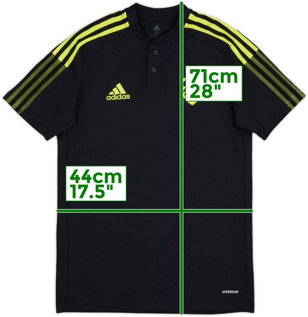 2021-22 Leeds adidas Polo Shirt - 9/10 - (XS)