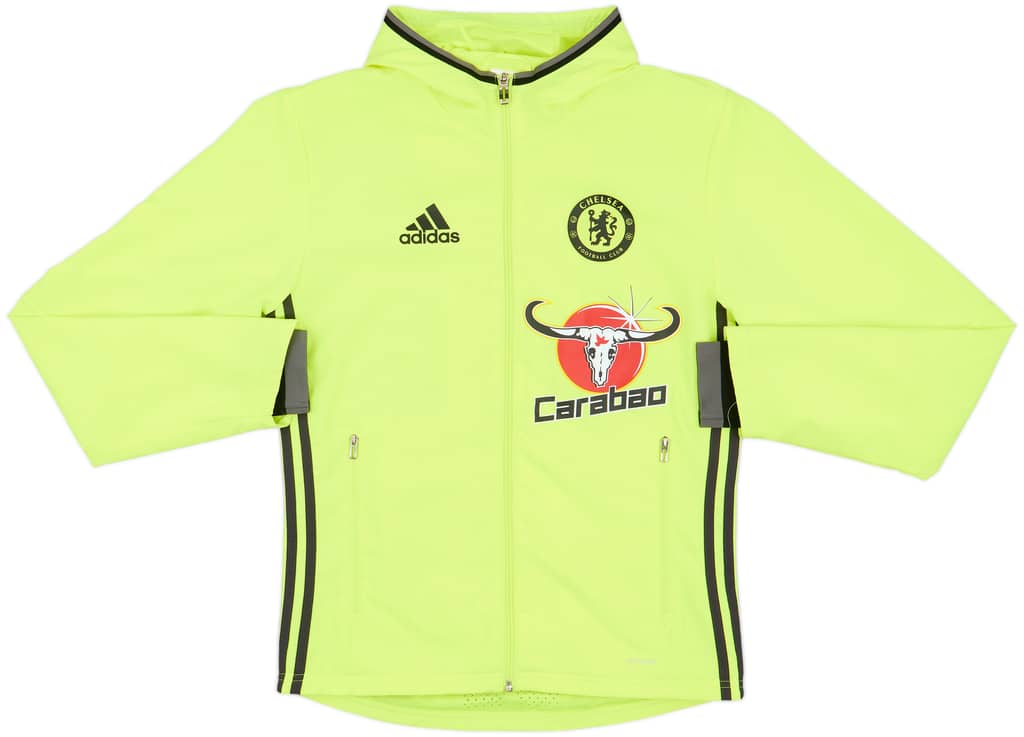 2016-17 Chelsea adidas Hooded Track Jacket - 8/10 - (XS)