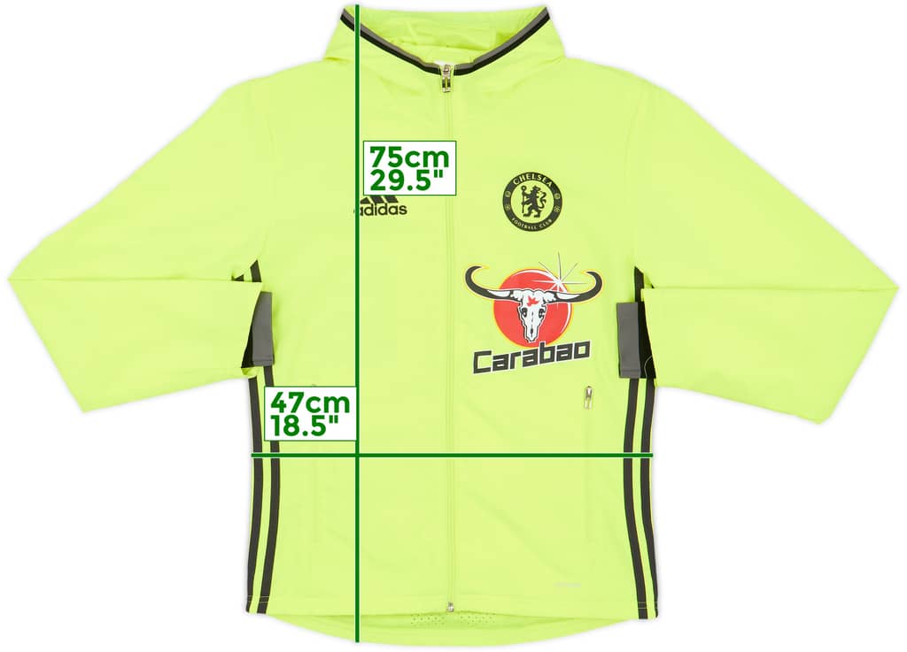 2016-17 Chelsea adidas Hooded Track Jacket - 8/10 - (XS)