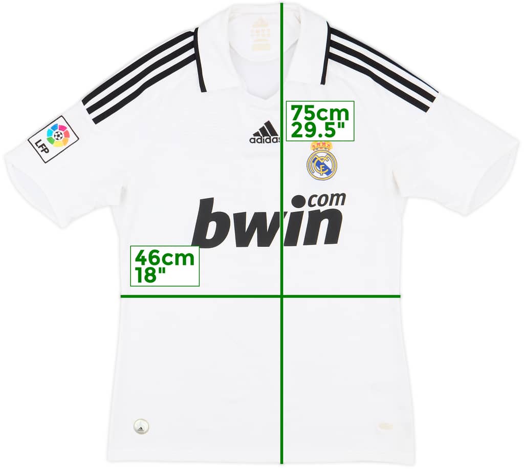 2008-09 Real Madrid Home Shirt - 8/10 - (S)