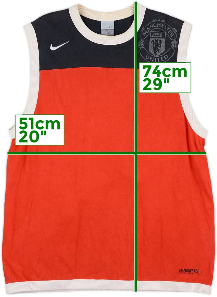 2005-06 Manchester United Nike Training Vest - 4/10 - (XL)