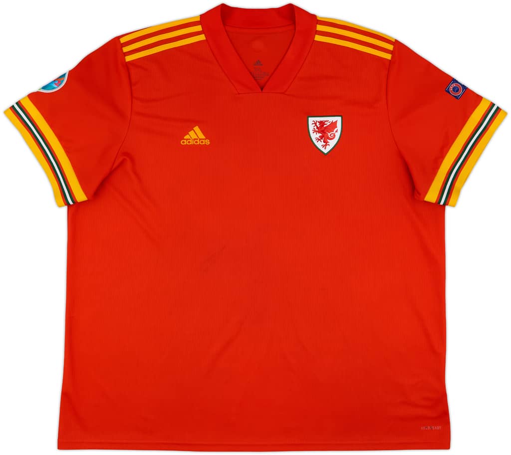 2020-21 Wales Home Shirt - 8/10 - (3XL)