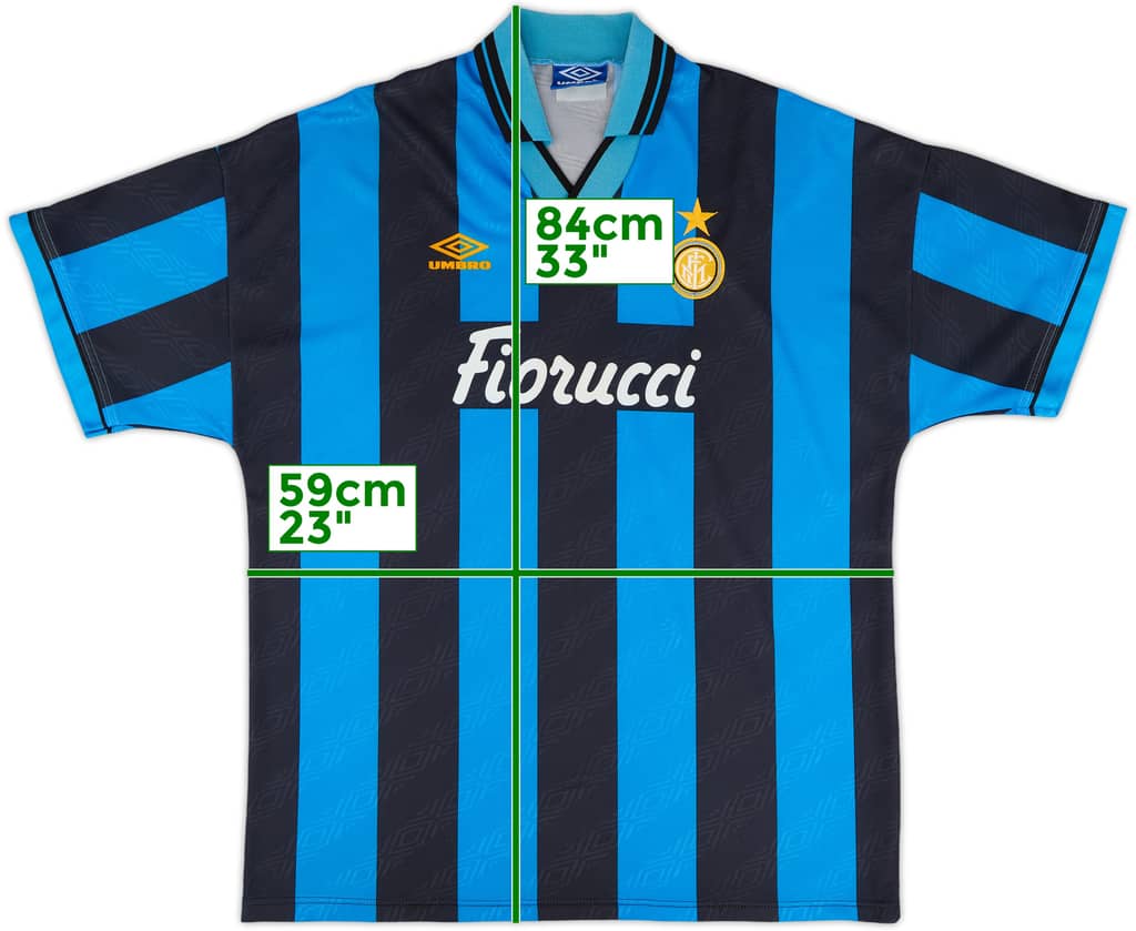 1994-95 Inter Milan Home Shirt - 7/10 - (XL)