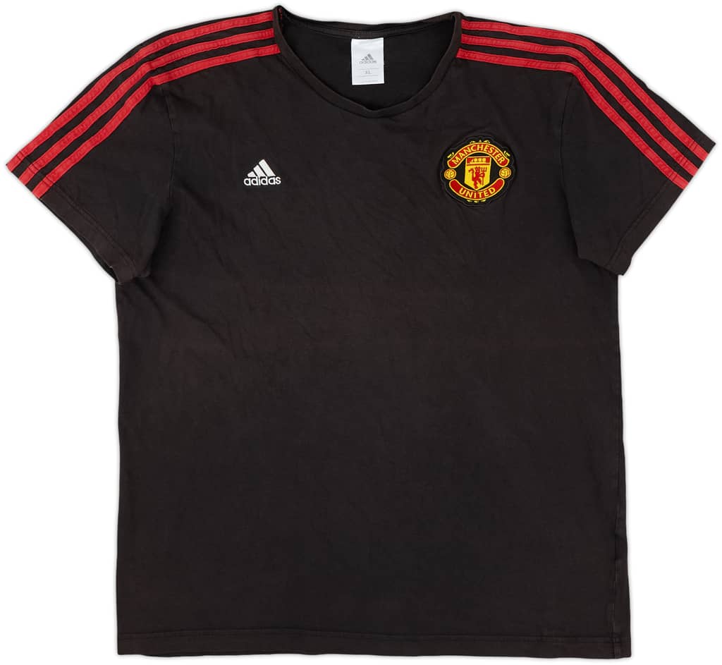 2017-18 Manchester United adidas Cotton Tee - 7/10 - (XL)