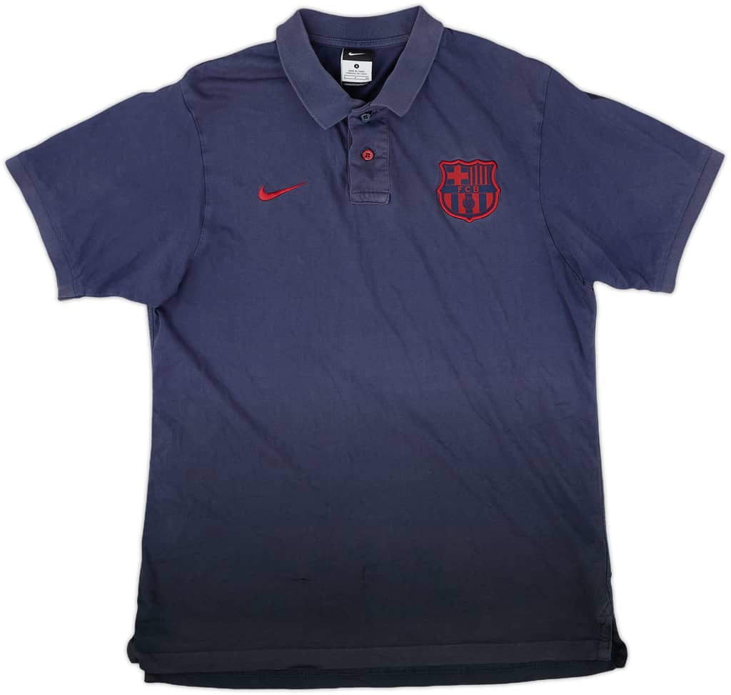 2013-14 Barcelona Nike Polo Shirt - 8/10 - (S)