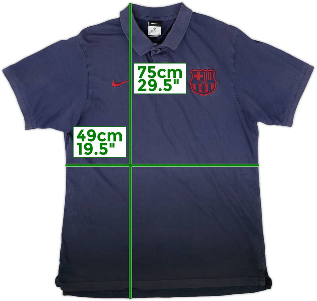 2013-14 Barcelona Nike Polo Shirt - 8/10 - (S)