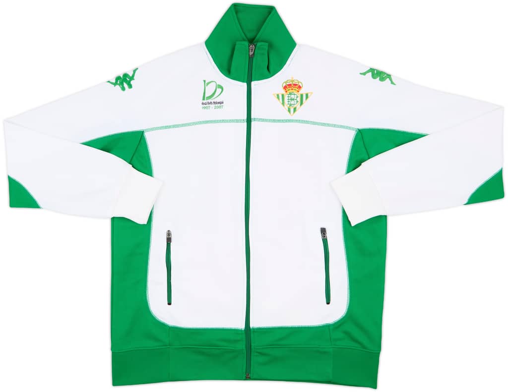 2007-08 Real Betis Kappa Track Jacket - 8/10 - (M)