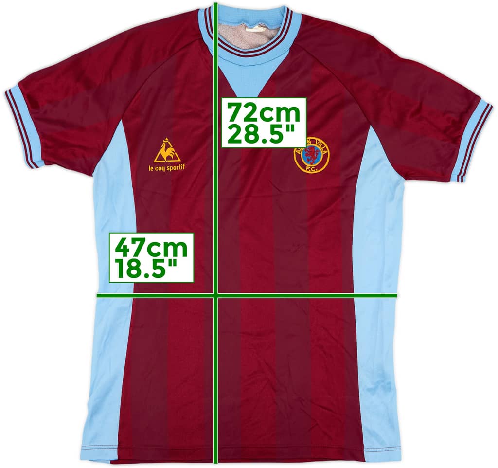 1983-84 Aston Villa Home Shirt - 9/10 - (M)
