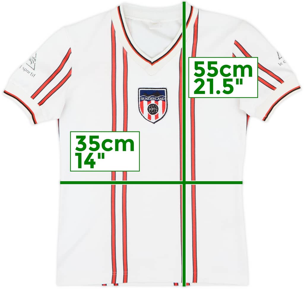 1981-83 Sunderland Home Shirt - 8/10 - (M.Boys)