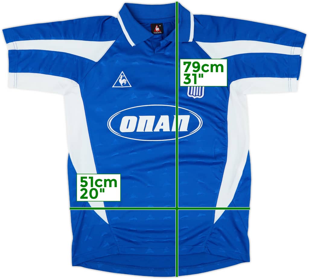 2002-04 Greece Home Shirt - 10/10 - (M)