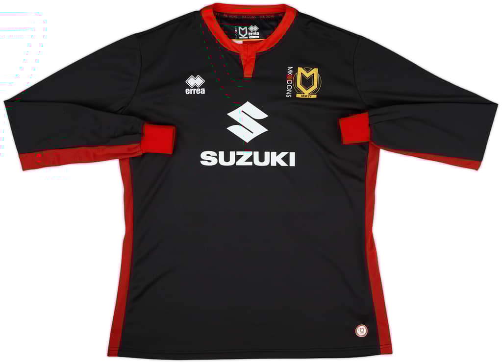 2016-17 MK Dons Third L/S Shirt - 10/10 - (4XL)