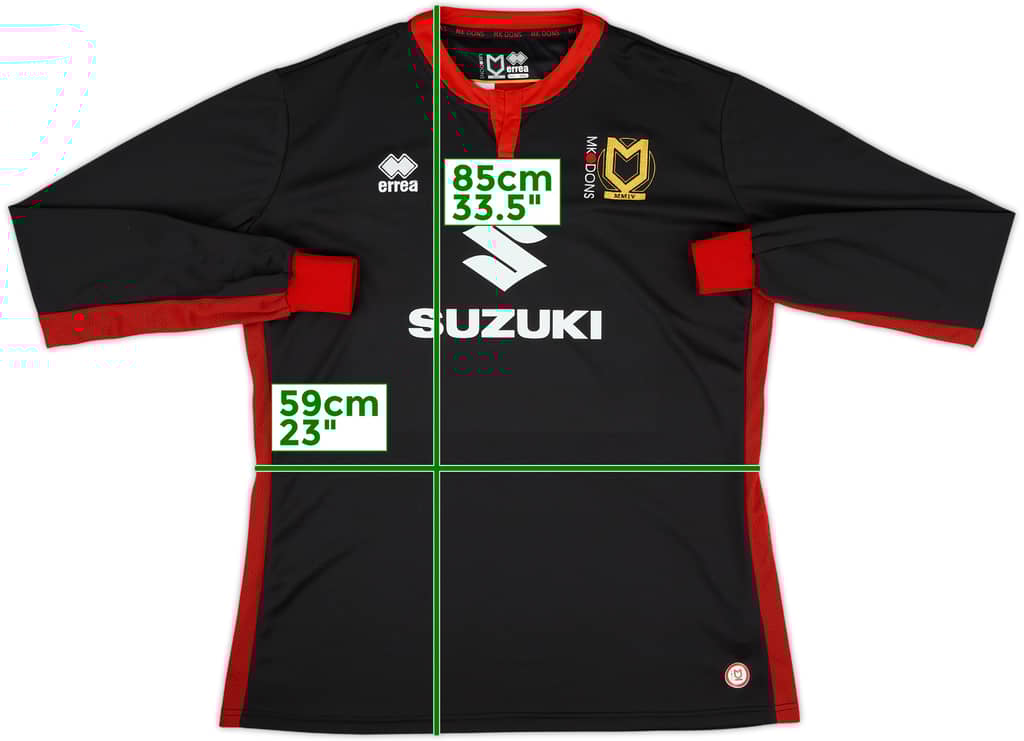 2016-17 MK Dons Third L/S Shirt - 10/10 - (4XL)