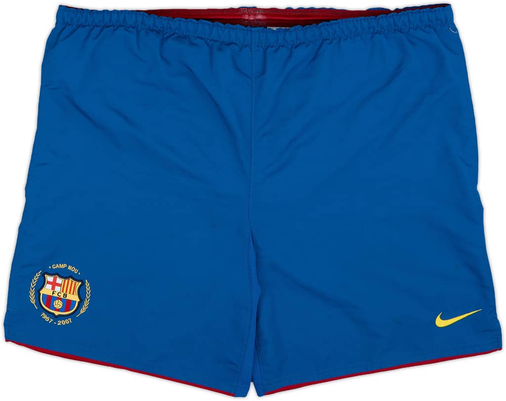 2007-08 Barcelona Home Shorts - 7/10 - (L)