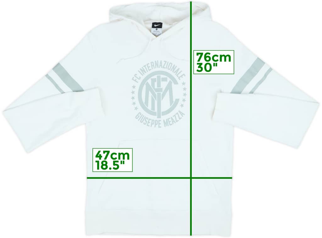 2010-11 Inter Milan Nike Hooded Sweat Top - 6/10 - (M)