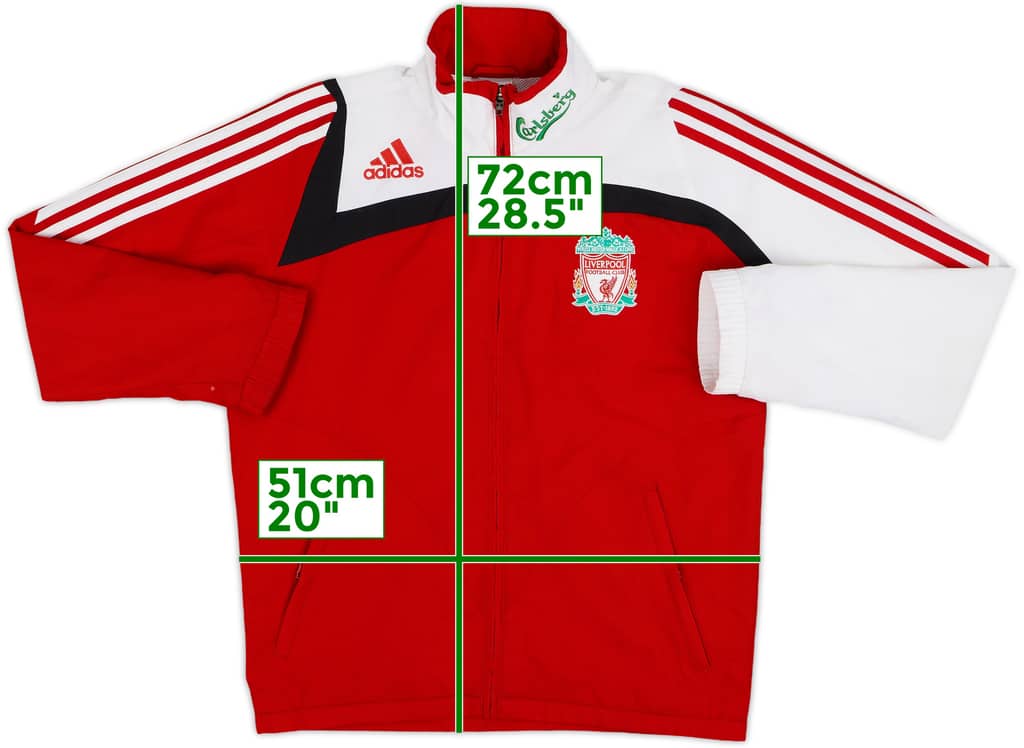 2007-08 Liverpool adidas Track Jacket - 7/10 - (L.Boys)