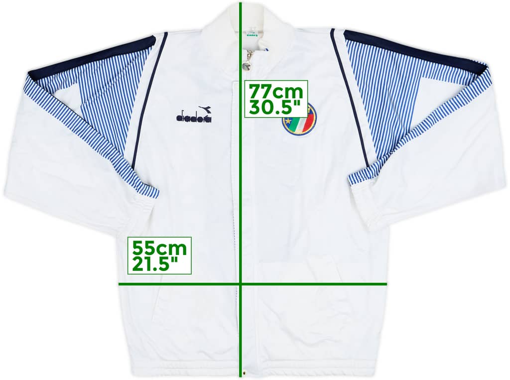 1988-90 Italy Diadora Track Jacket - 8/10 - (L)
